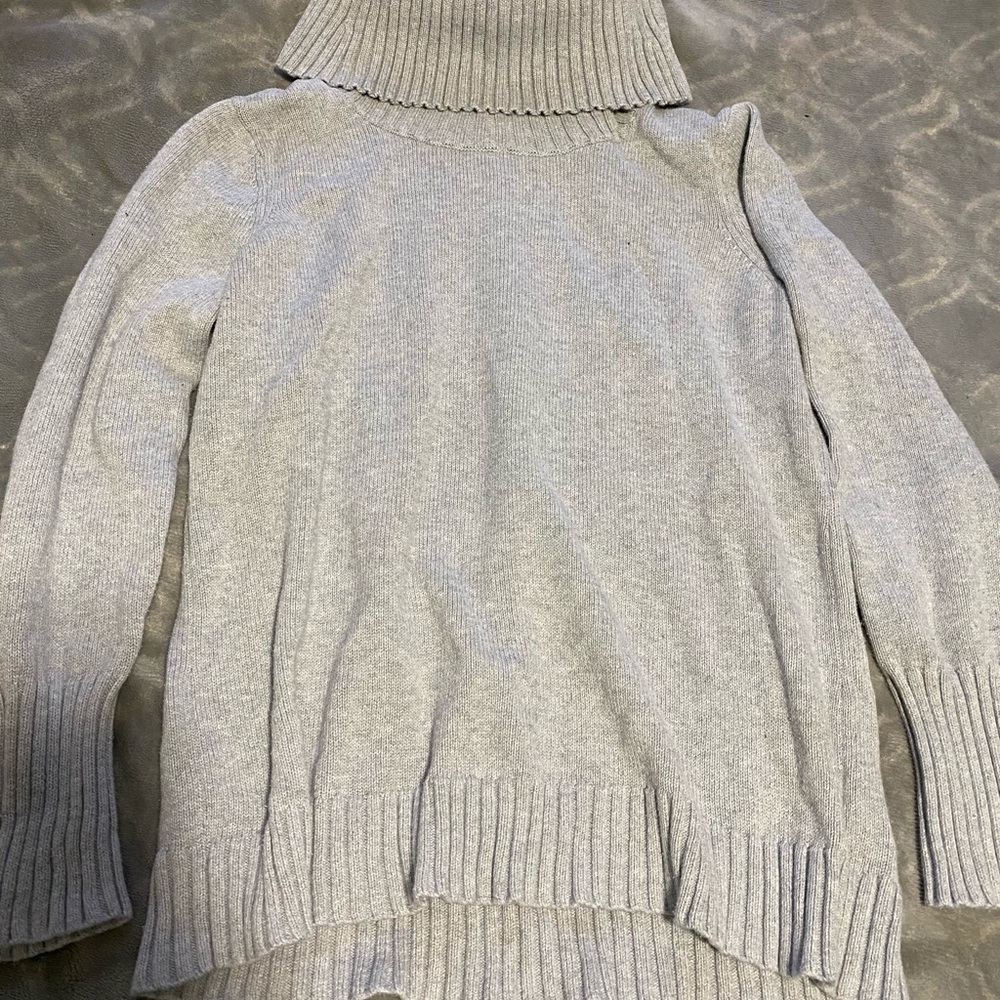 NAUTICA gray turtleneck sweater